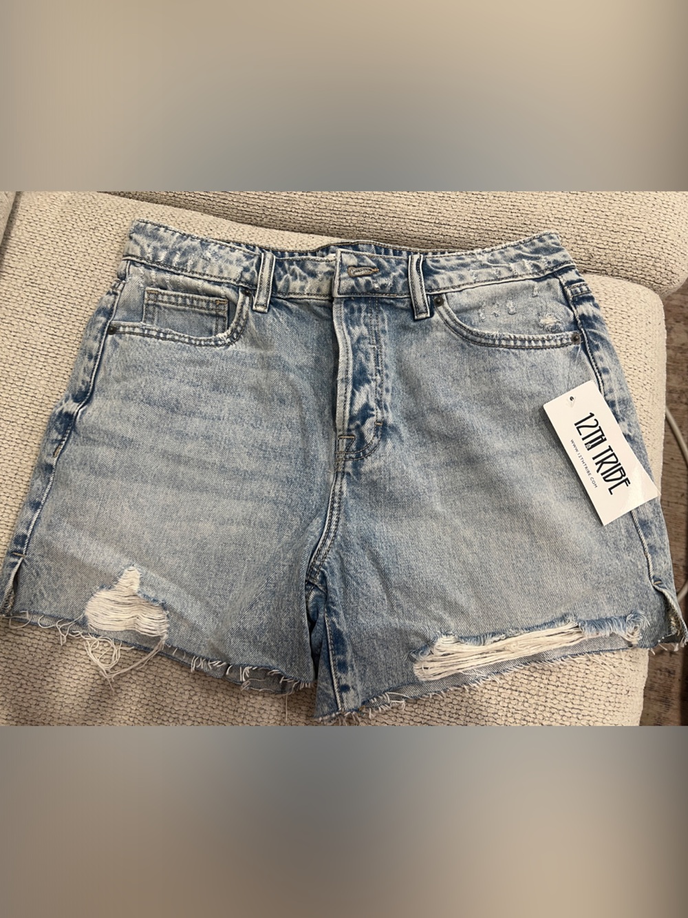 12th Tribe Jean Shorts